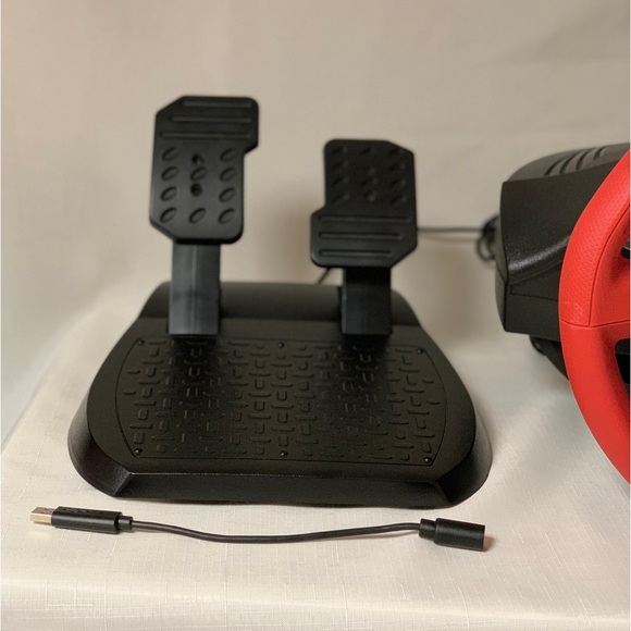 Xbox THRUSTMASTER Ferrari 458 Spider Racing Steering Wheel Pedal Video Game Car - Picture 11 of 16